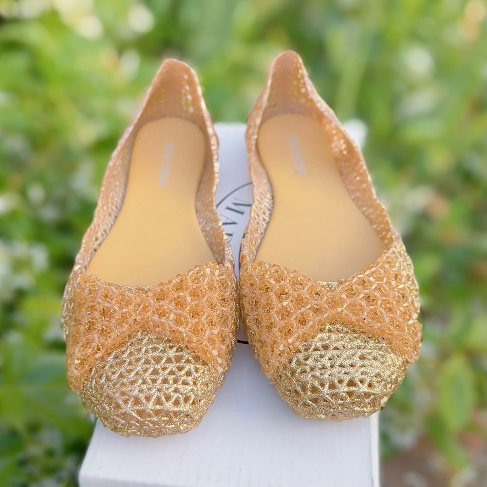 Steve Madden Gold Sandals